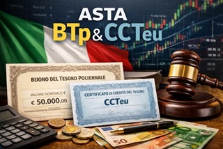 Asta BTp e CCTeu 29 ottobre